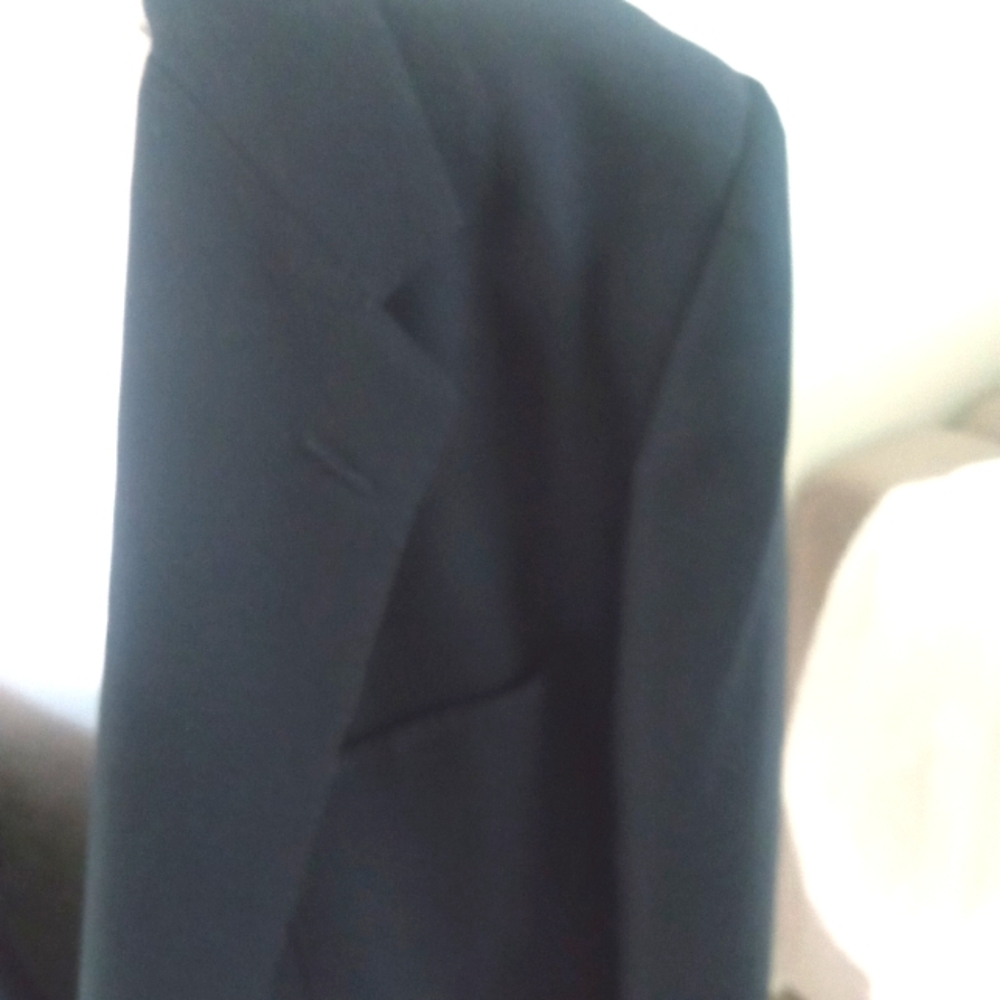 CHRISTIAN DIOR Monsieur Vintage Wool Black Sport Coat | 46 R - Picture 3 of 10